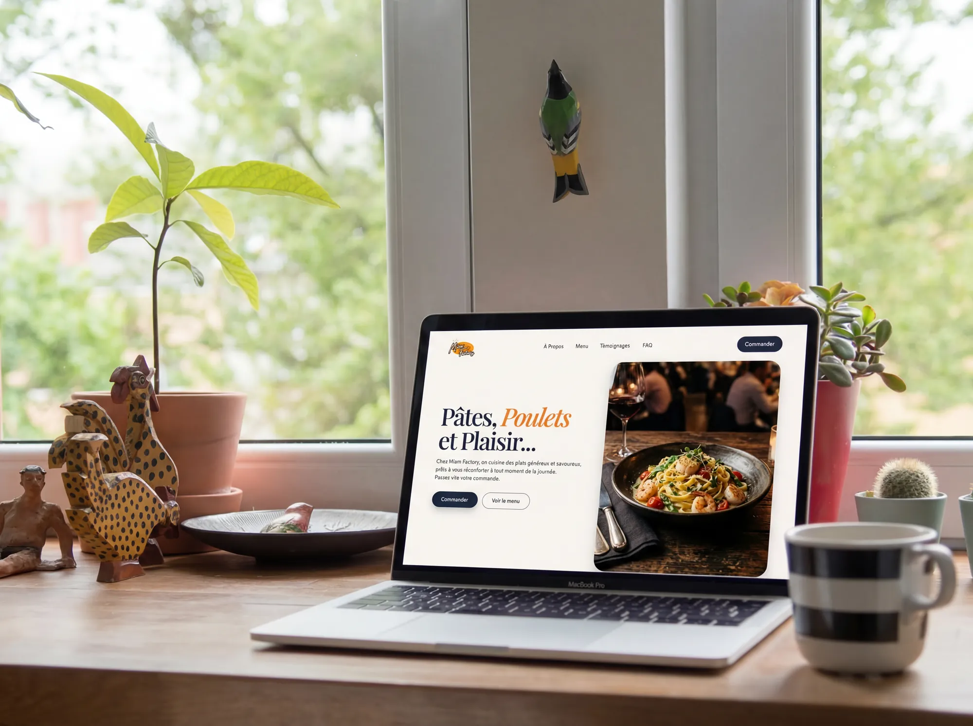 Miam Factory website presentation