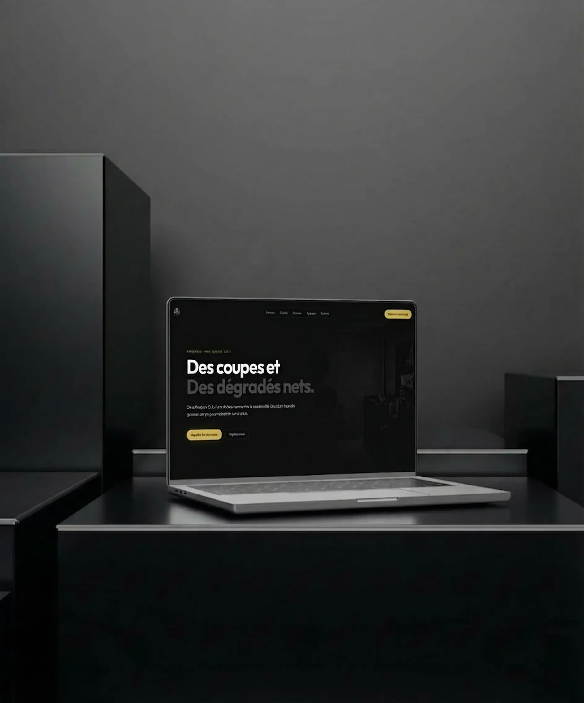 Mousse Cuts website presentation