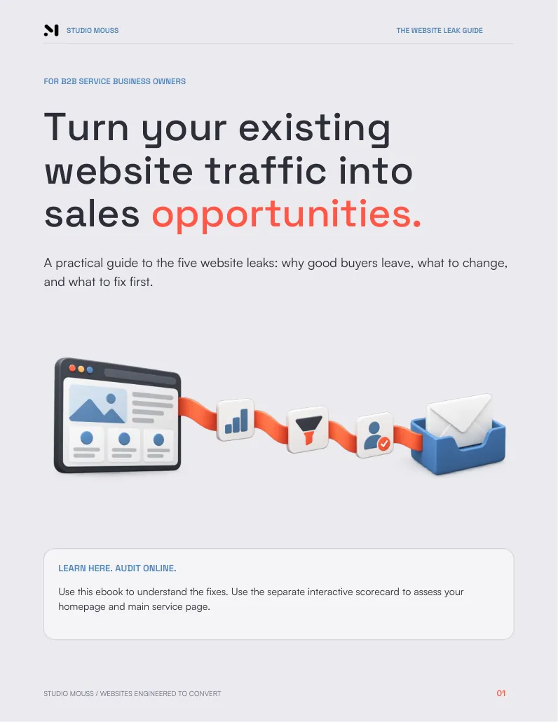 Cover of The Website Leak Guide ebook